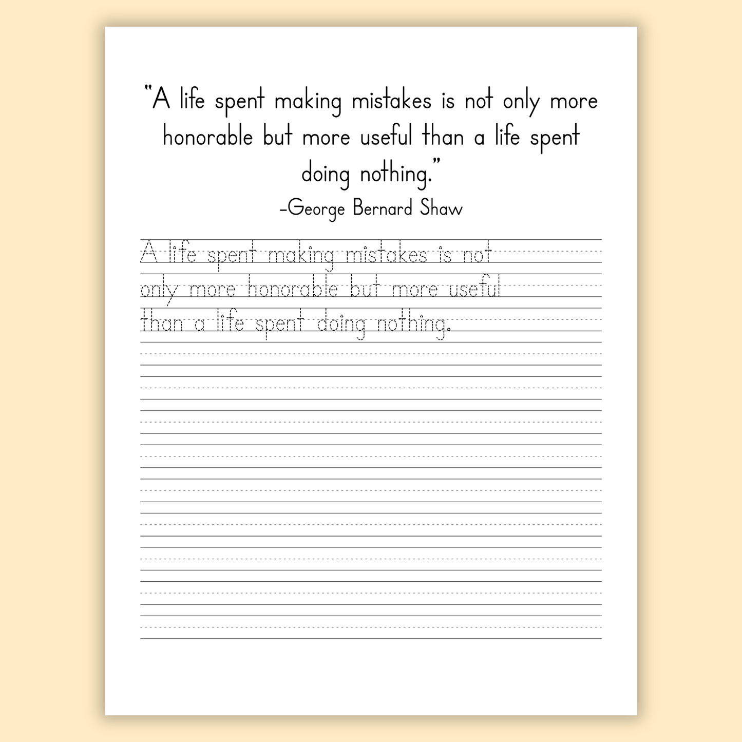 The Print Handwriting Workbook for Teens: Improve your Penmanship and Writing Skills with Motivational & Inspirational Quotes for Young Adults