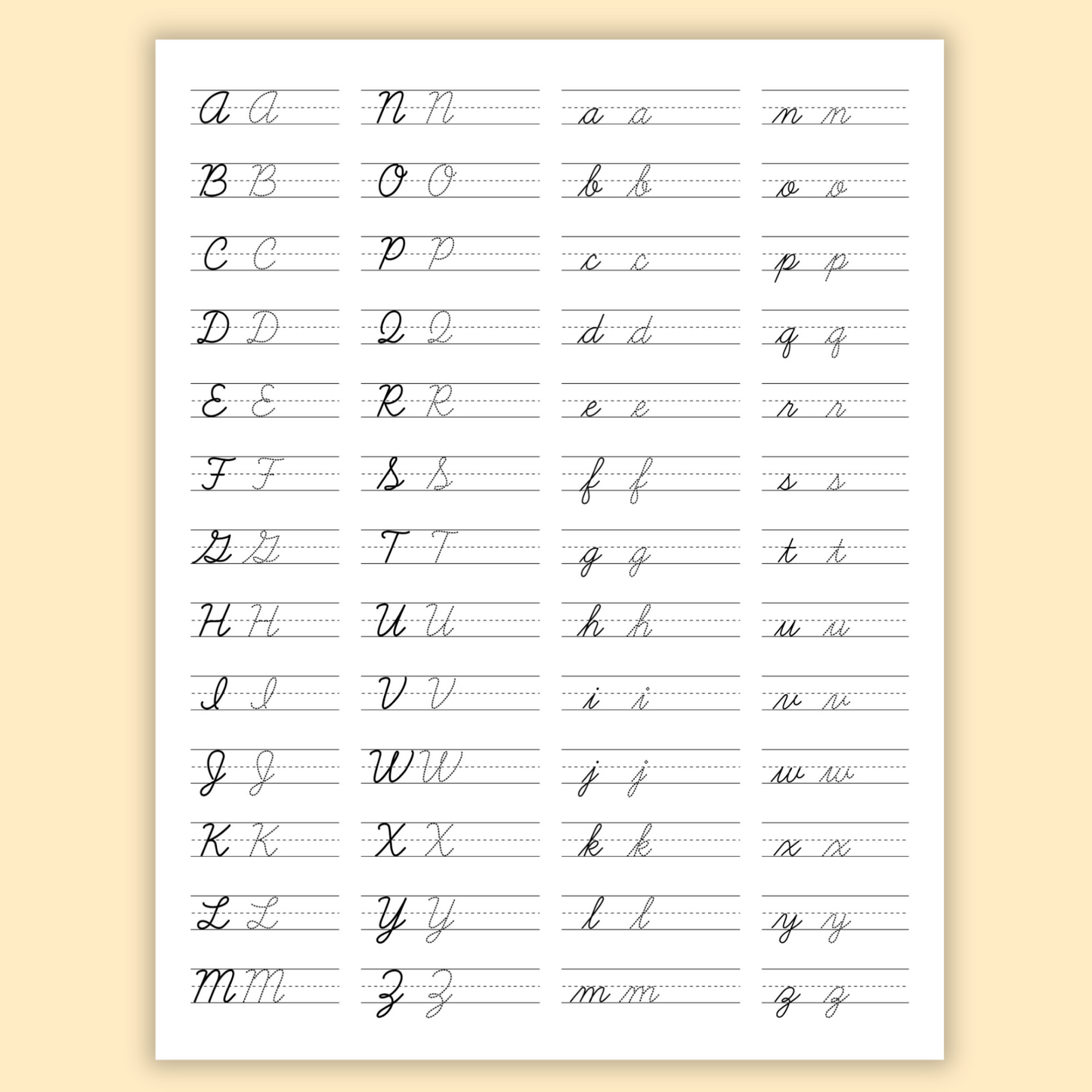 Cursive Handwriting Workbook for Teens: Learning Cursive with Inspirational Quotes for Young Adults