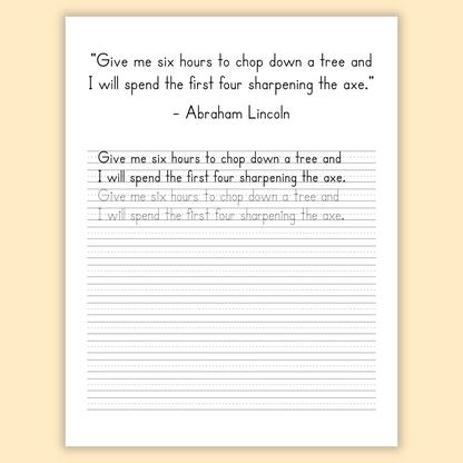 Small Print Handwriting Workbook for Adults: Improve your Penmanship & Writing Skills with Motivational Quotes and Positive Affirmations