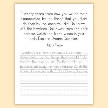 The Print Handwriting Workbook for Adults: Improve your Penmanship and Writing Skills with Positive Affirmations & Inspirational Quotes