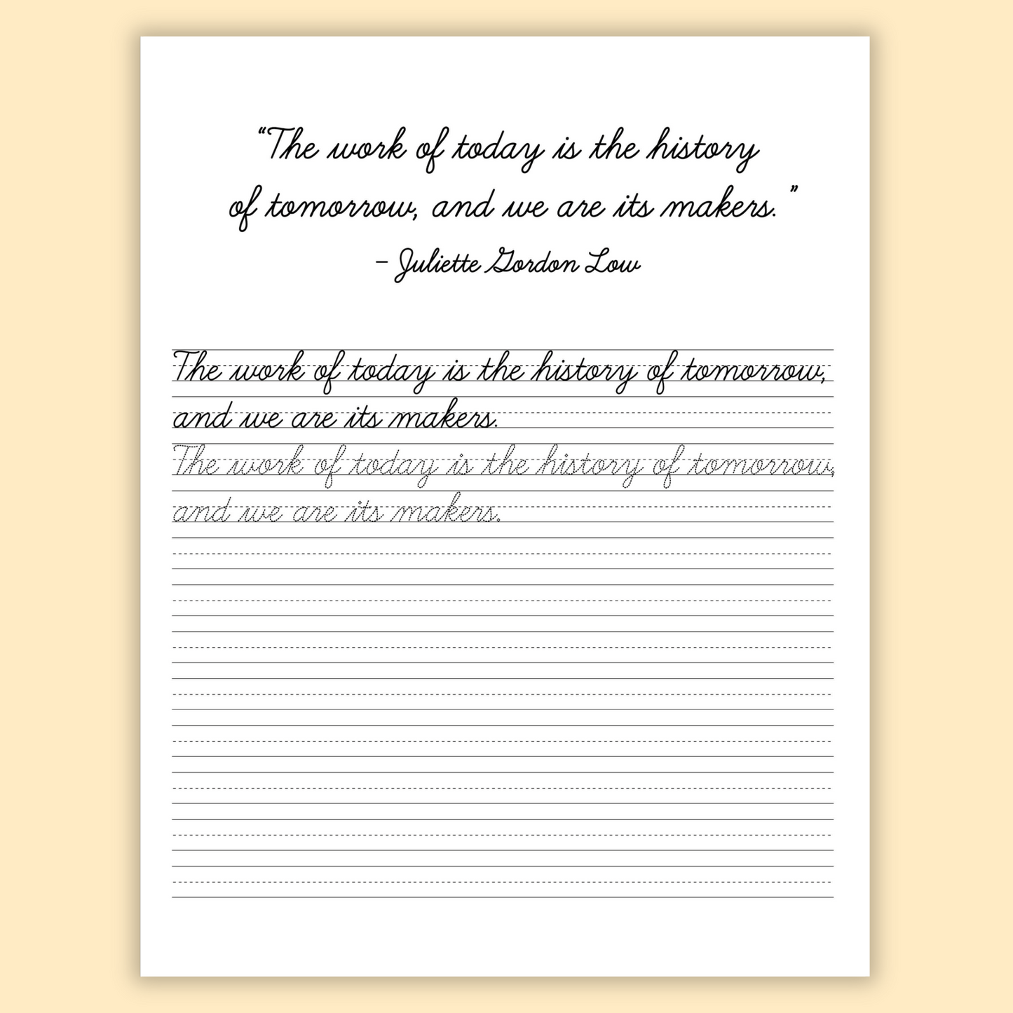 Cursive Handwriting Workbook for Adults: Learning Cursive with Positive Affirmations & Inspirational Quotes